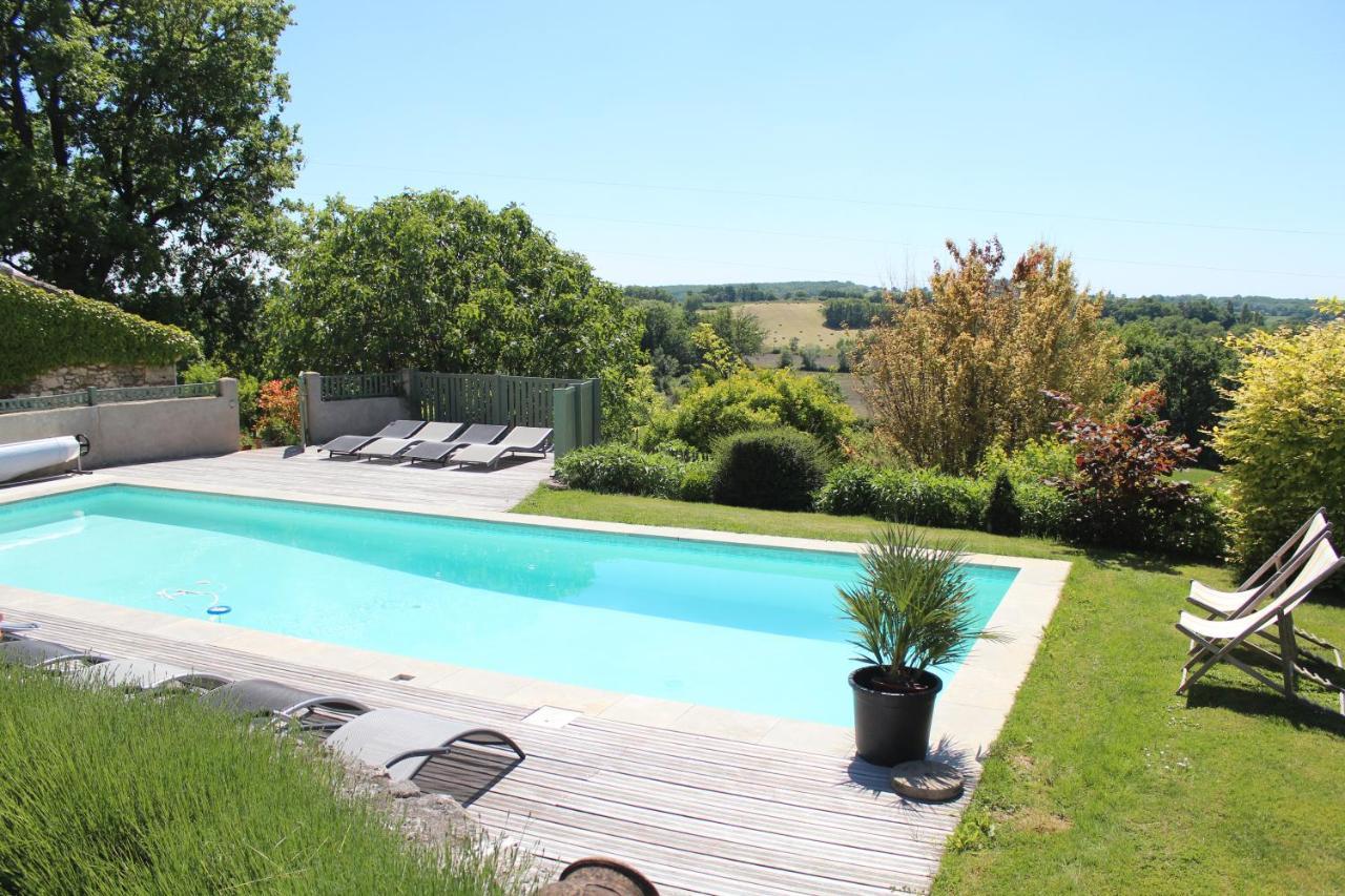 La Ferme Buissonniere Bed and Breakfast Bardou Exteriör bild