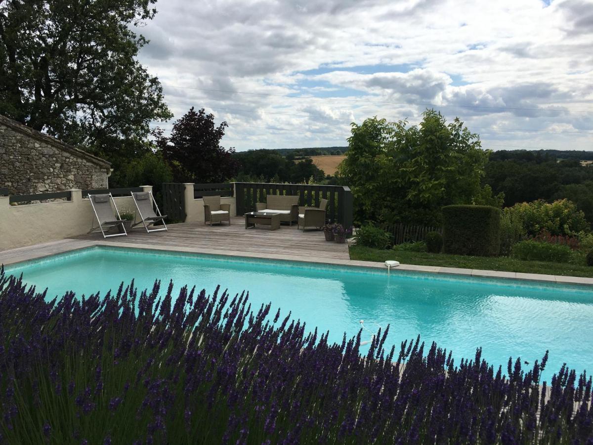 La Ferme Buissonniere Bed and Breakfast Bardou Exteriör bild