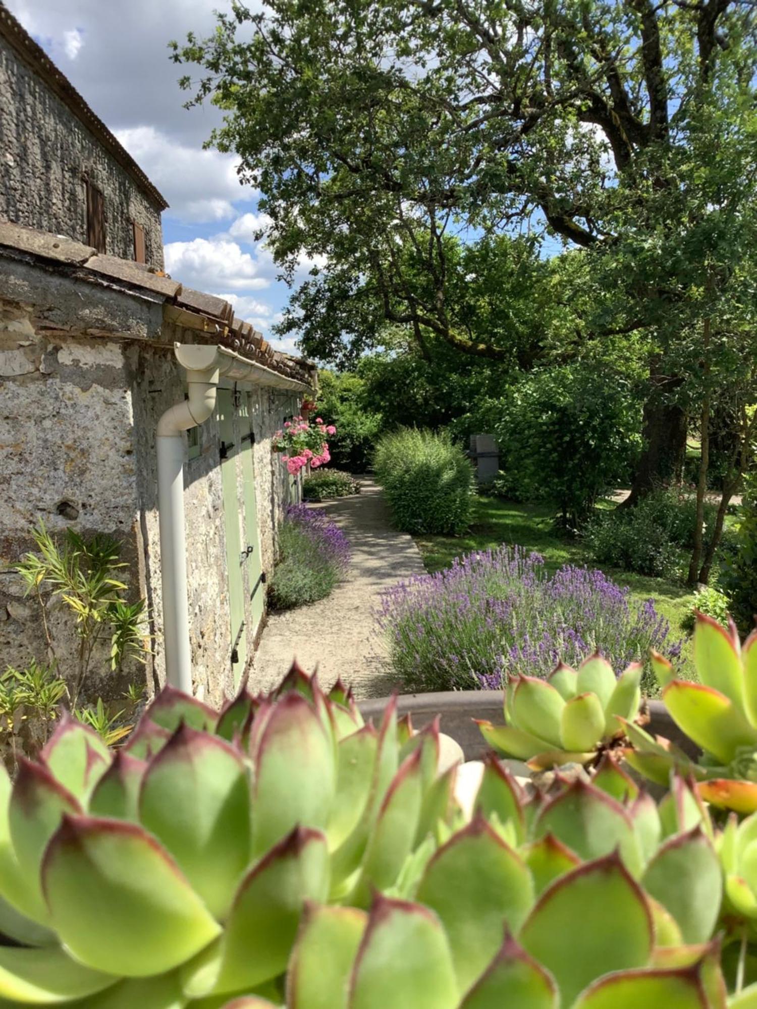 La Ferme Buissonniere Bed and Breakfast Bardou Exteriör bild
