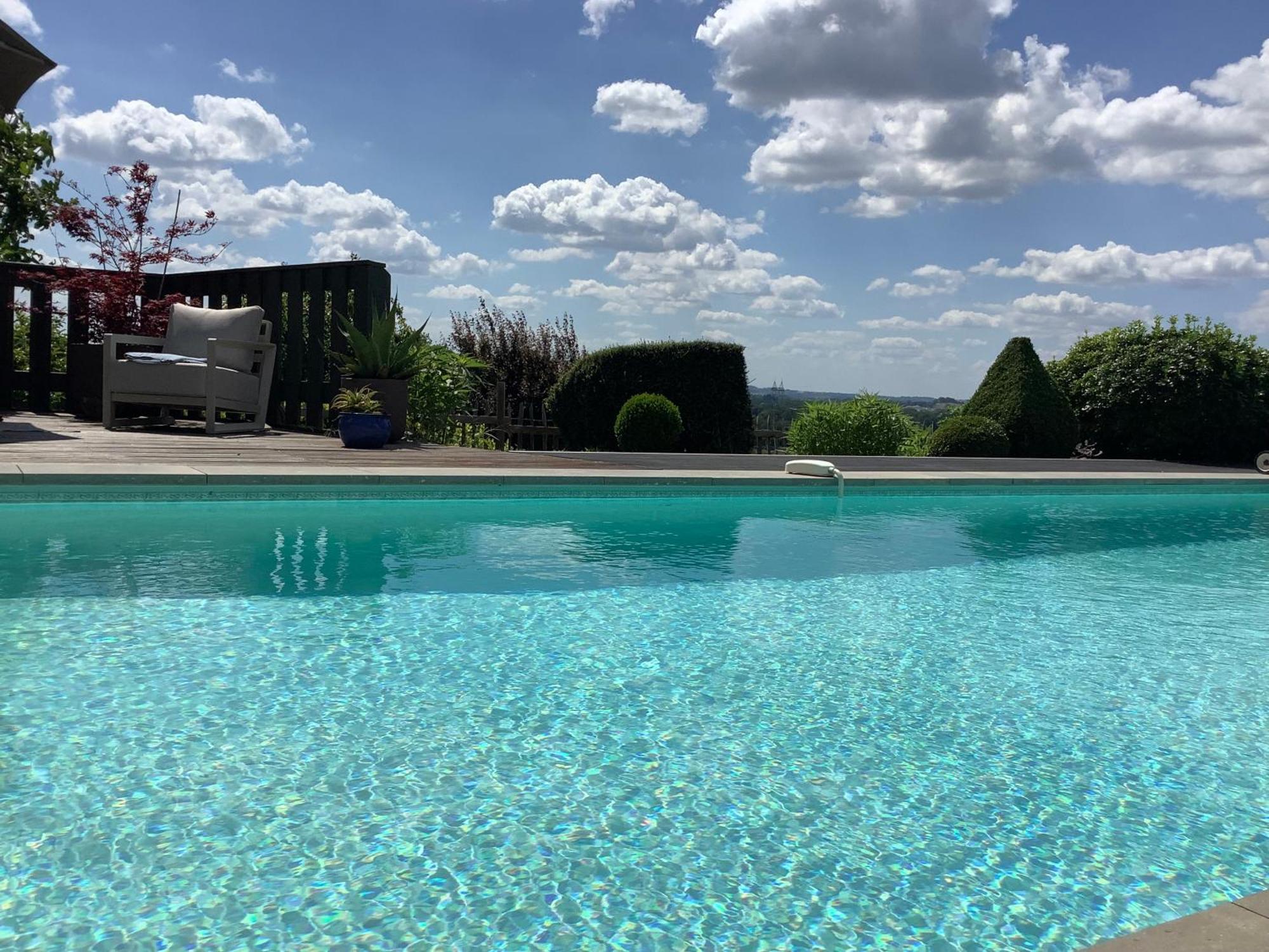 La Ferme Buissonniere Bed and Breakfast Bardou Exteriör bild
