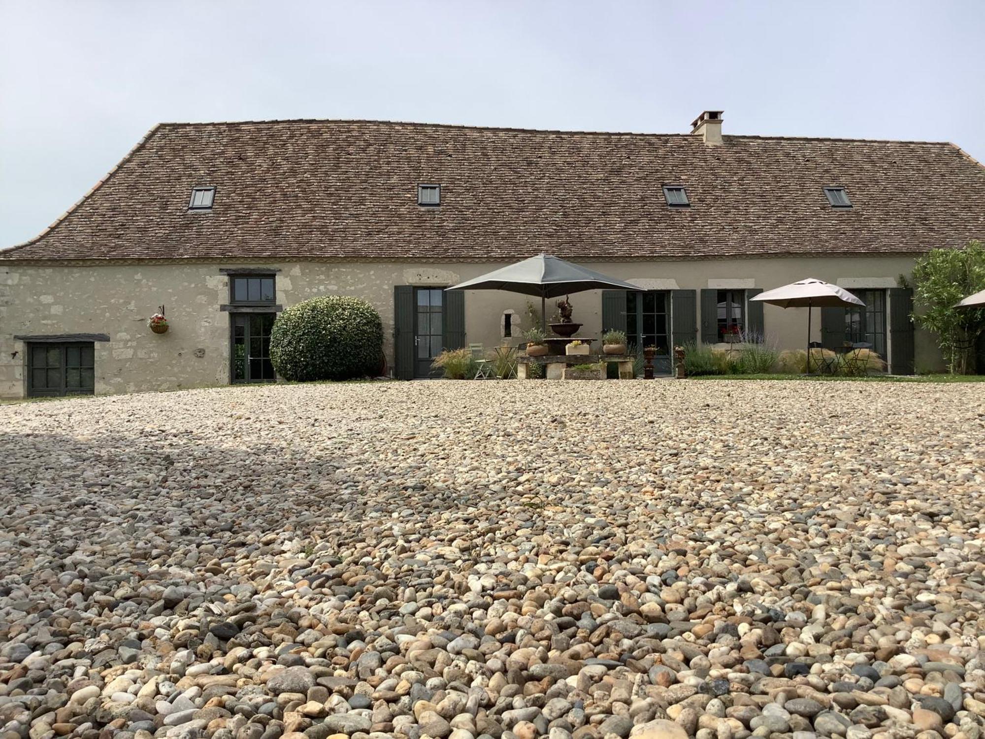 La Ferme Buissonniere Bed and Breakfast Bardou Exteriör bild
